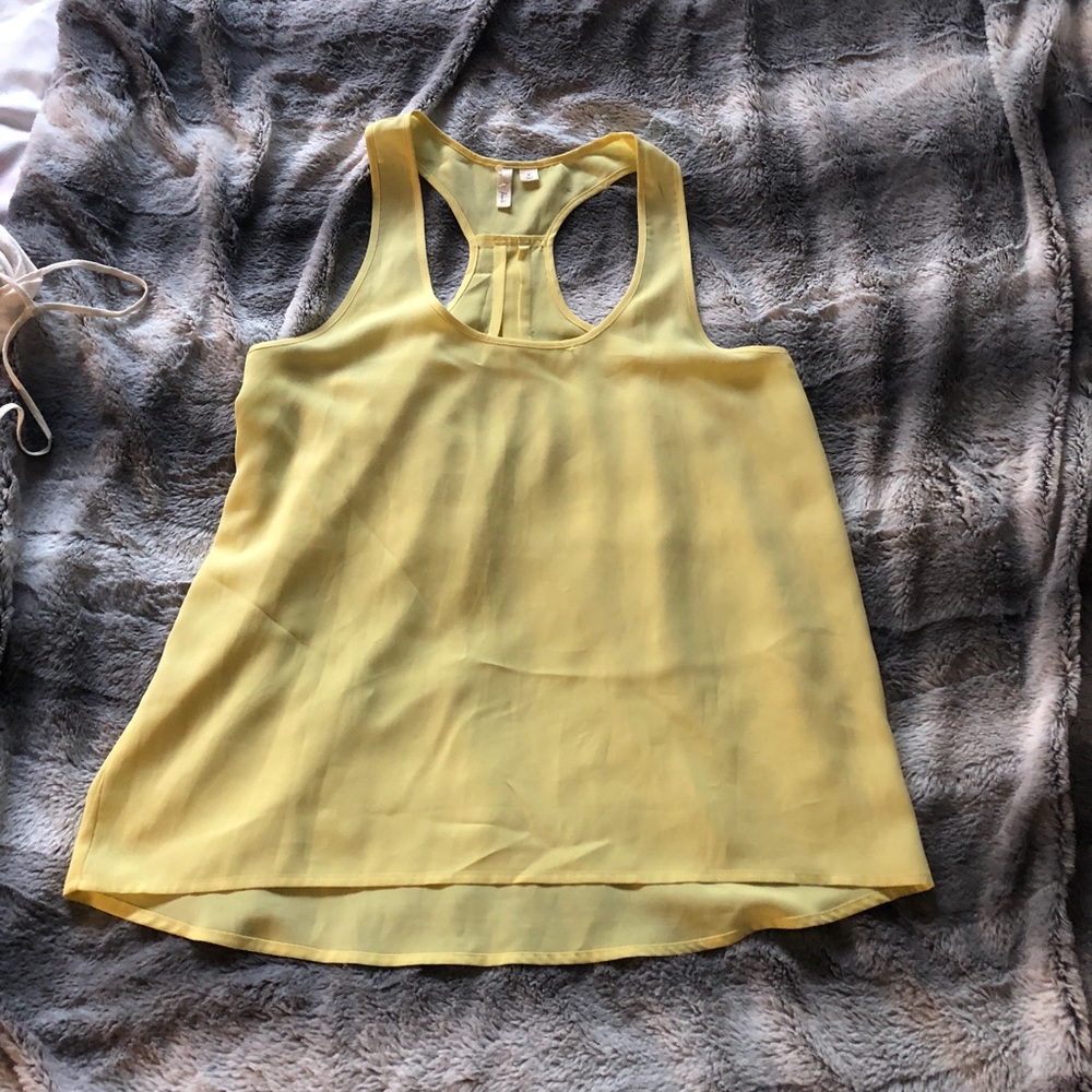 Yellow Racerback Tank - Picture 1 of 2